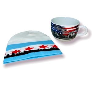 Chicago hat and mug